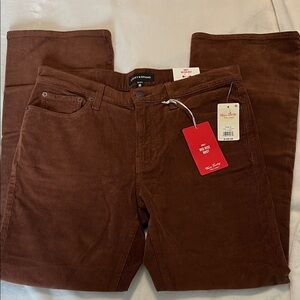 Lucky Brand Rich Brown Corduroy Midrise Boot